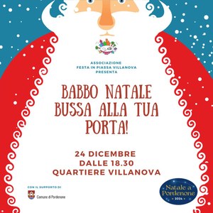 Babbo Natale bussa alla tua porta