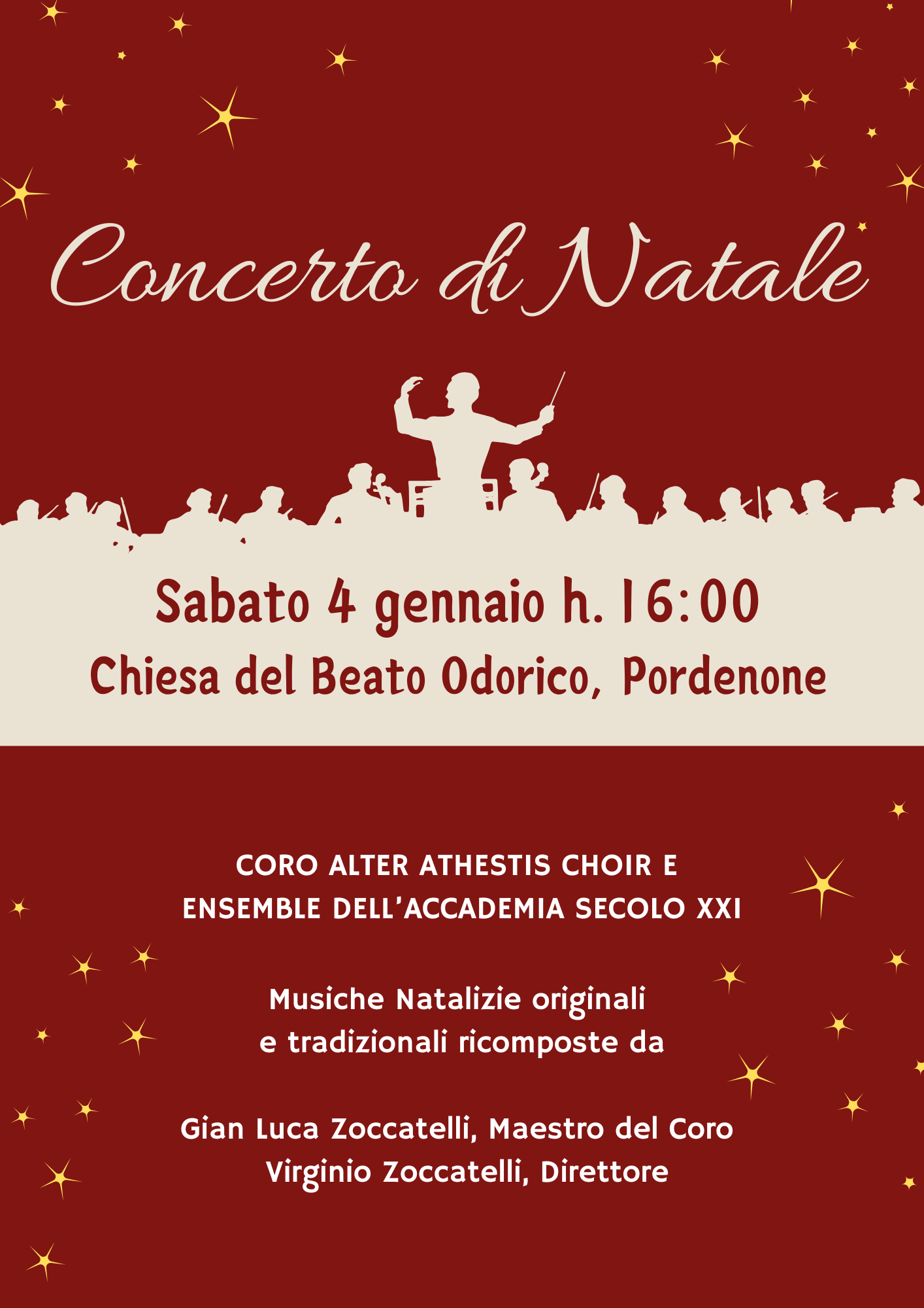 Concerto di musica tradizionale natalizia #nataleApordenone