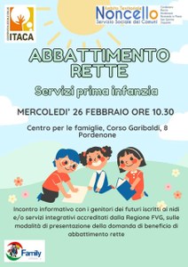 Abbattimento rette per i servizi di prima infanzia