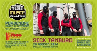 Sick Tamburo in concerto