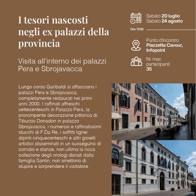 I tesori nascosti negli ex palazzi della provincia