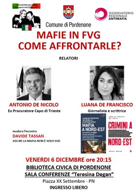 Mafie in Fvg, come affrontarle?