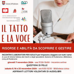 IL TATTO E LA VOCE. Risorse e abilità da scoprire e gestire