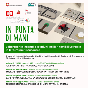 IN PUNTA DI MANI. Laboratori per adulti sui libri tattili illustrati