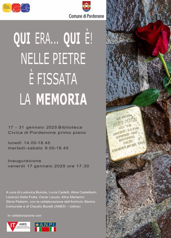 Mostra "Qui era... qui è. Nelle pietre è fissata la memoria"