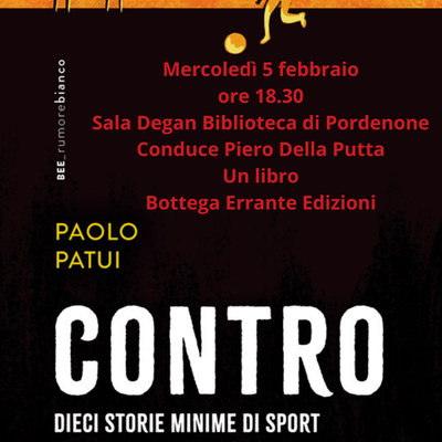 Presentazione del libro "Contro. Dieci storie minime di sport"