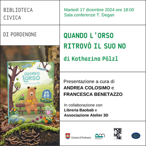 Presentazione del libro "Quando l’orso ritrovò il suo No" di Katharina Pölzl